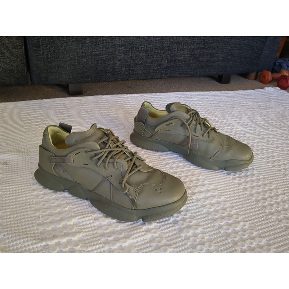 Camper Other - Camper Karst Leather Sneakers Moss Green Sz 10 US 43 EU Mens Lace Up Streetwear